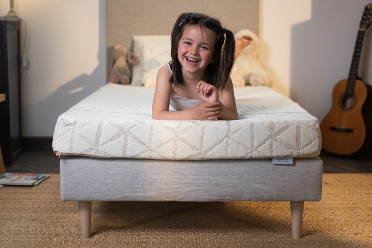 Matelas Enfant Bébé Latex naturel 100% + fibre coco + coton biologique