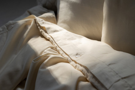 Set Leichte Bettdecke aus 100% biologischer Baumwolle