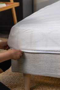 Capa de colchão de algodão impermeável para crianças