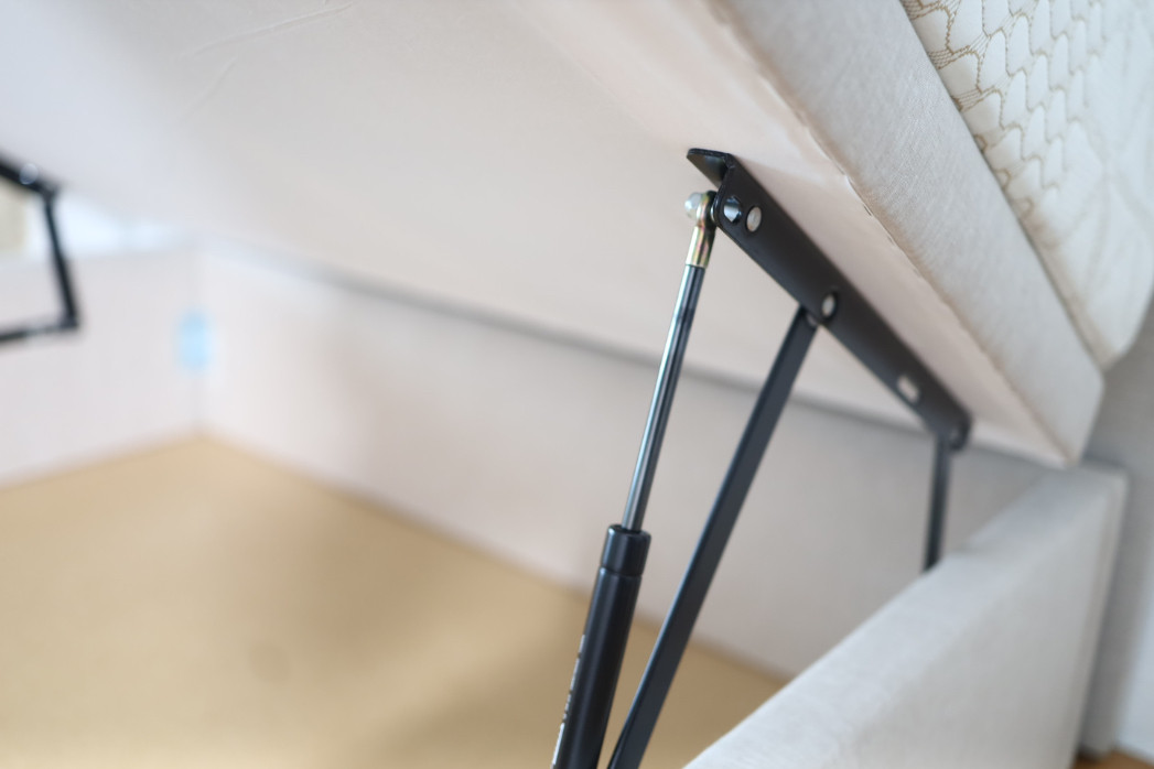 Lit Coffre Naturel idéal pour matelas lourds en latex naturel