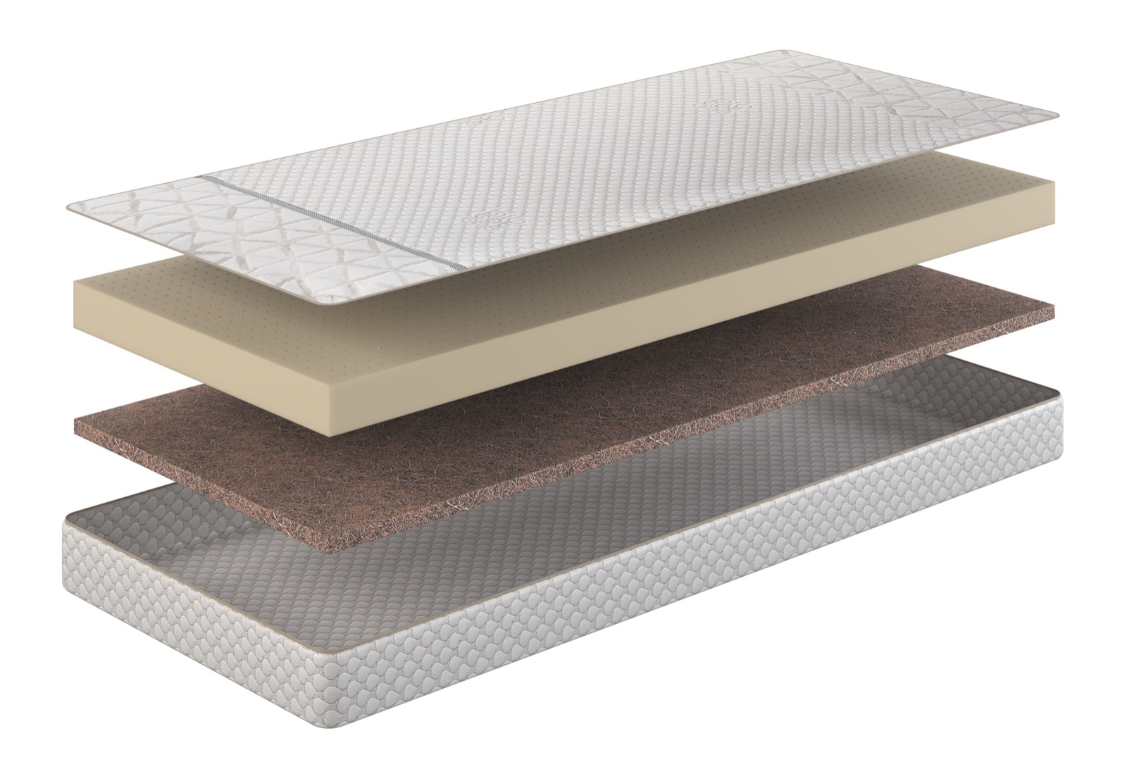 Composition de notre matelas enfant latex naturel