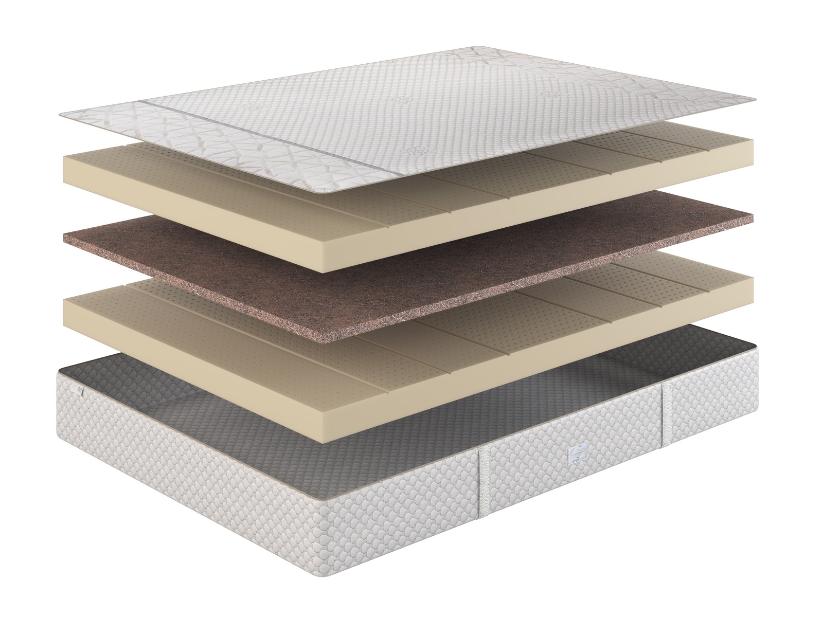Composition de notre matelas latex naturel